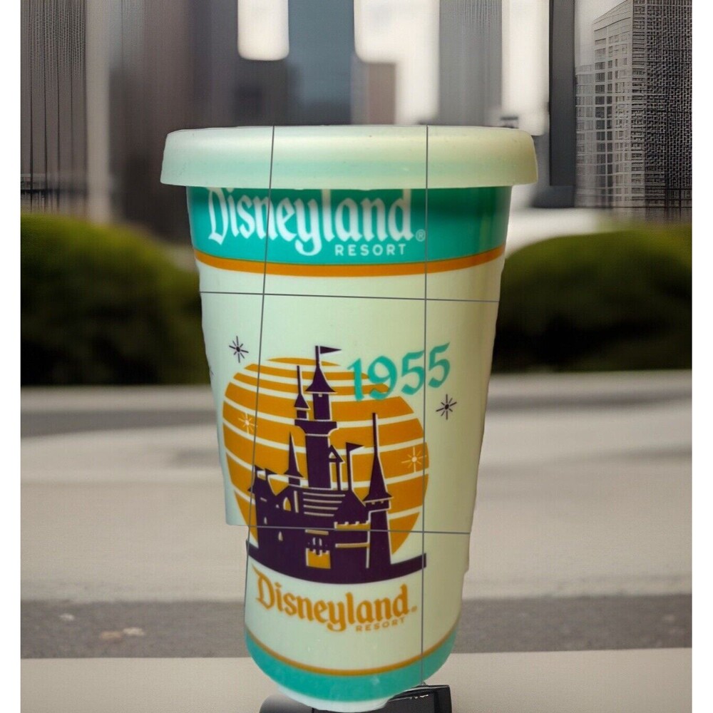Vintage Walt Disney World Resort Magic Kingdom “1971”Ceramic Travel Mug-HTF Rare